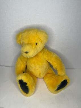 Vintage 1992 Gund Victoria's Secret Yellow Plush Teddy Bear